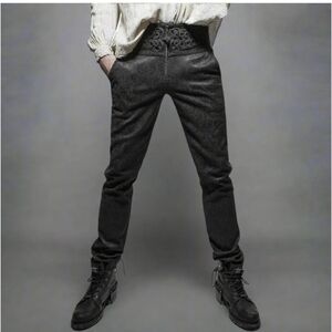 Gothic Vampire Brocade Men's Pants